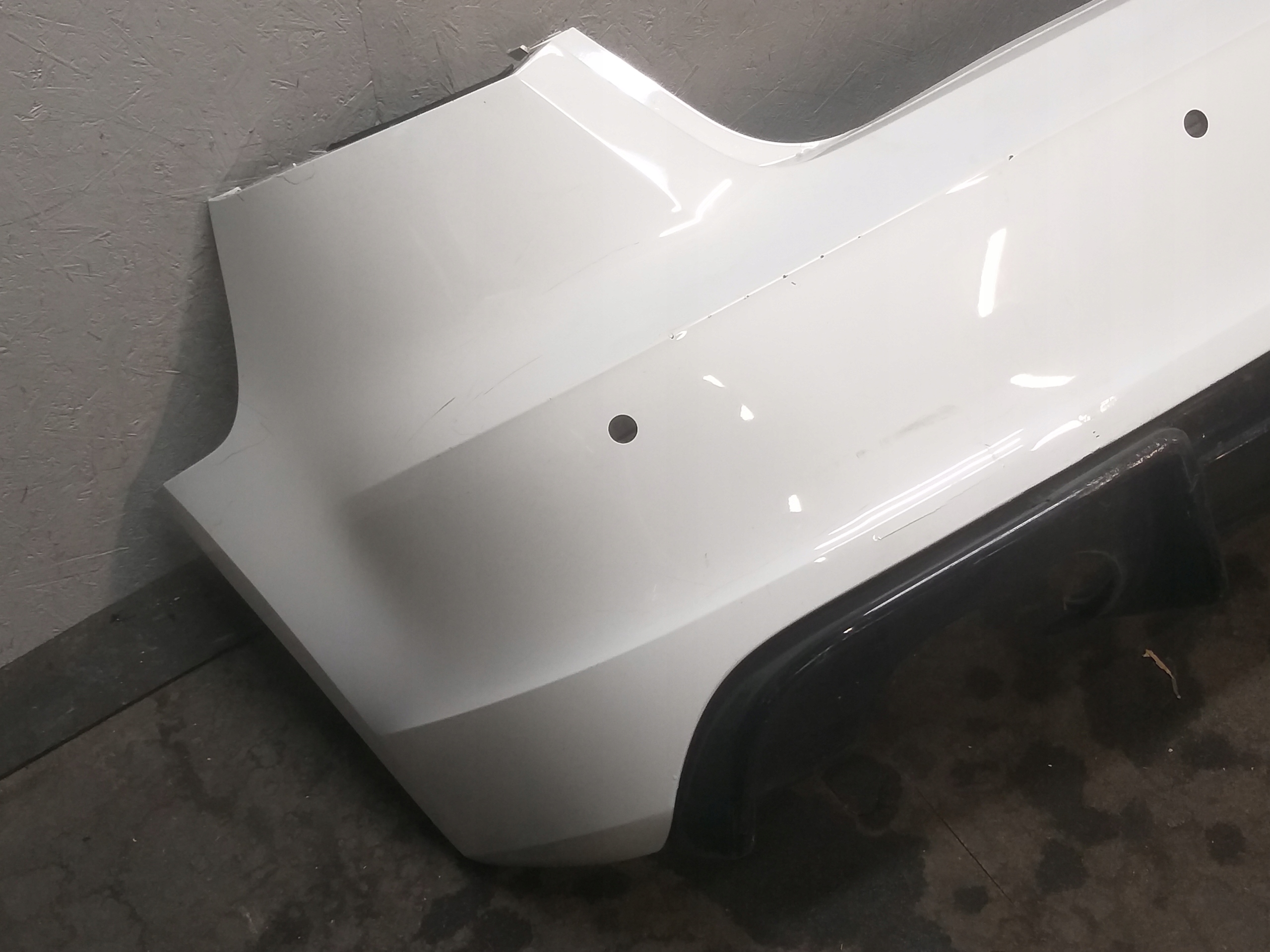 BUMPER REAR PART AUDI A3 SPORTBACK 8V4 RIEGER