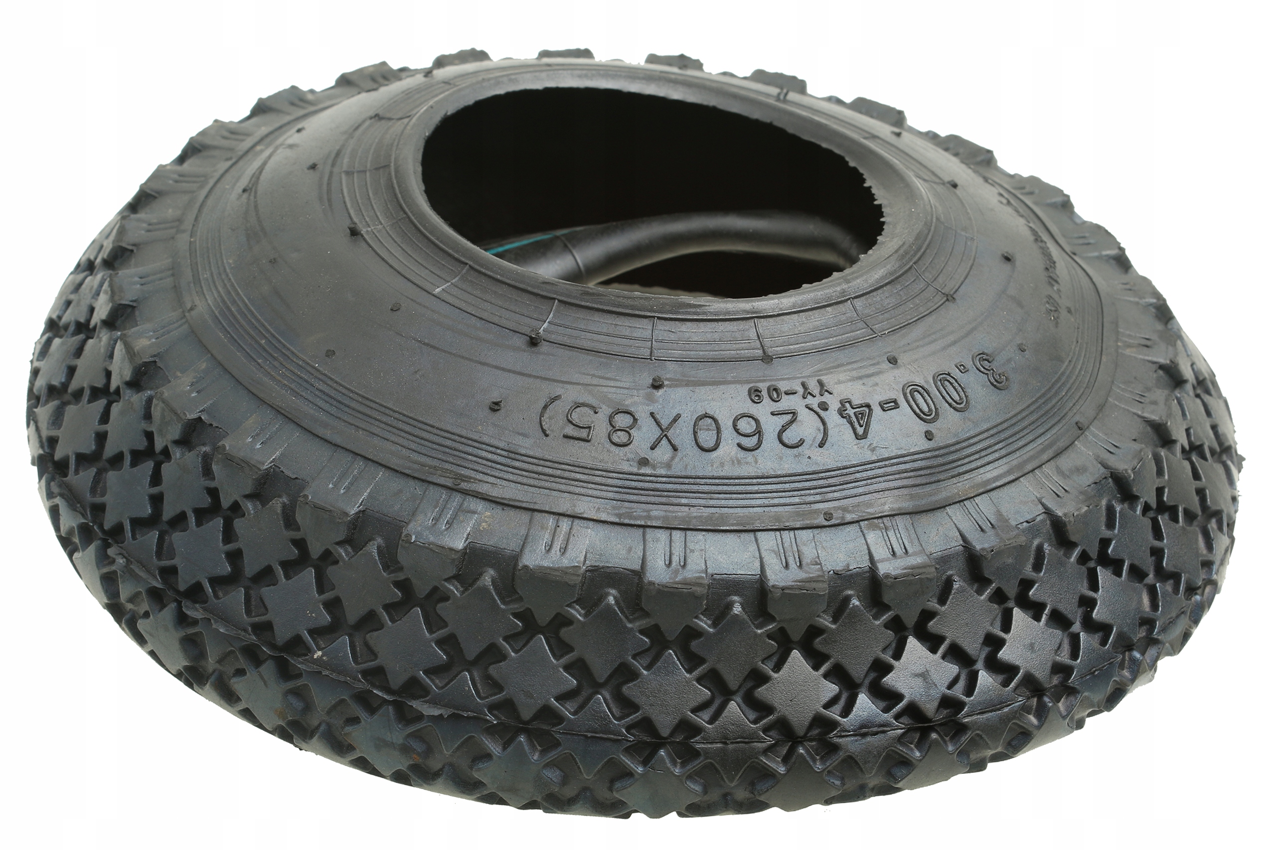 OPONA Z DĘTKĄ DO KOŁA TACZKI TACZEK WÓZKA 3.00-4 260x85 2PR DĘTKA MOCNA Typ koło