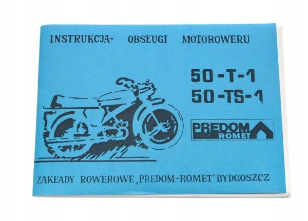 

Książka instrukcja obsługi Romet 50-T-1 50-TS-1