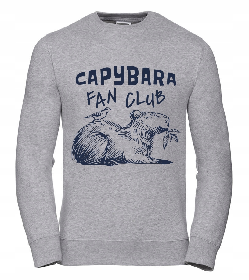 Dámská Mikina Kapybara Fan Club M šedá