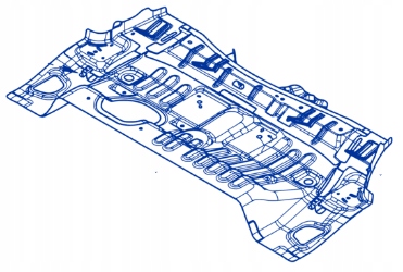 Задня підлога Sandero 745123834r