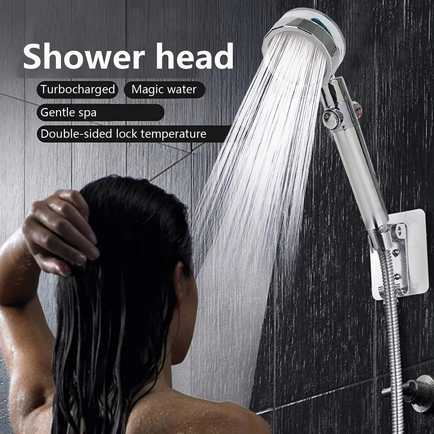 SŁUCHAWKA PRYSZNICOWA WYSOKOCIŚNIENIOWA OBROTOWA Kształt okrągły