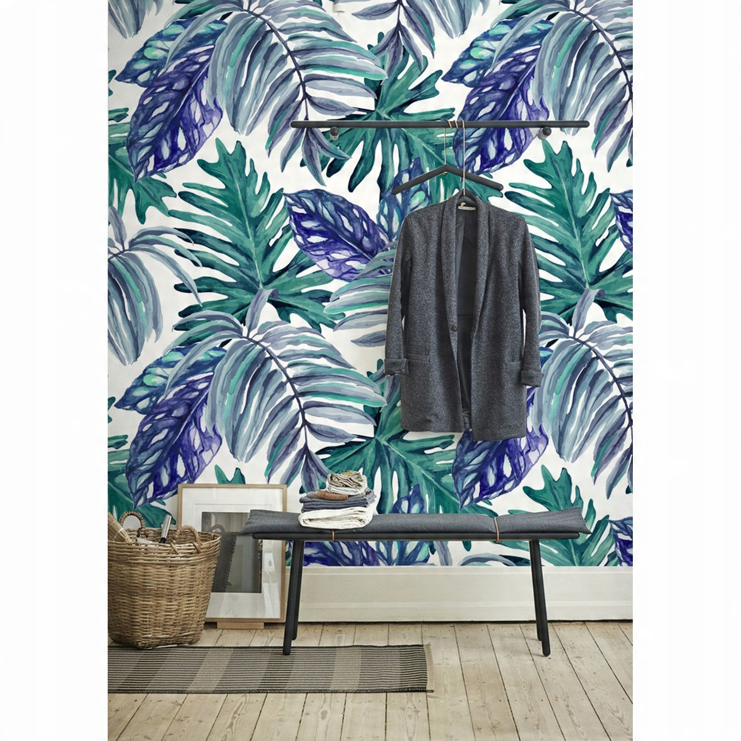 

Fototapeta Tropikalne liście bananowca 250x250 cm