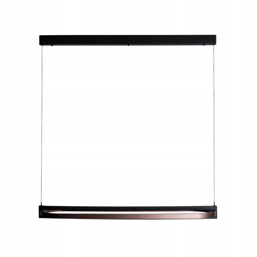 Lampa Wisząca Zwis Maxlight Singapur P0553 Led 3000K 4400lm Czarna/kawowa
