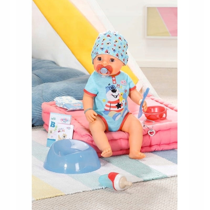 BABY BORN MAGIC BOY INTERAKTYWNA LALKA FUNKCYJNA CHŁOPIEC 43 CM BOBAS Seria Baby born