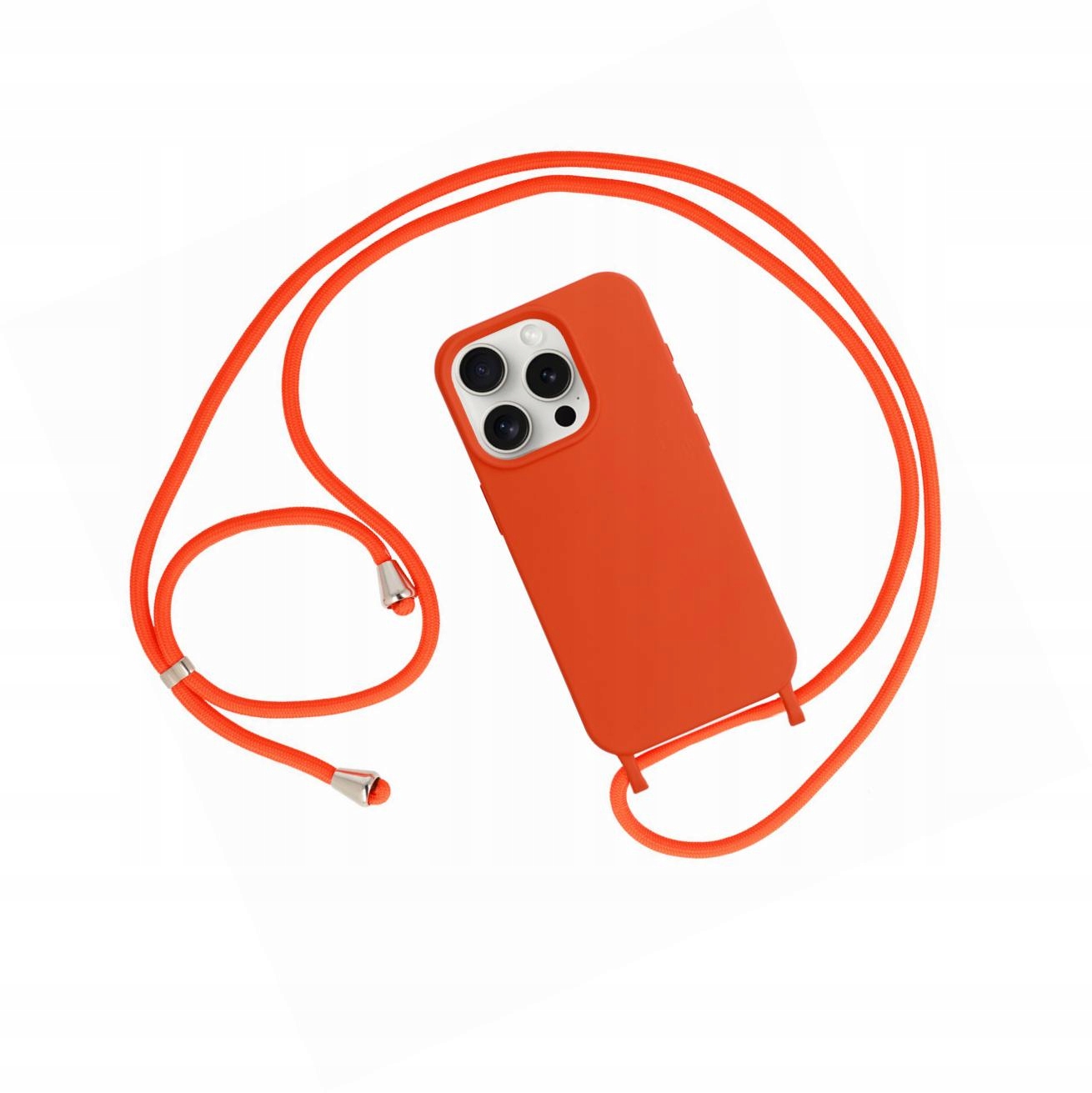 Etui silikonowe ze smyczą do iPhone 13 Pro Max nakładka