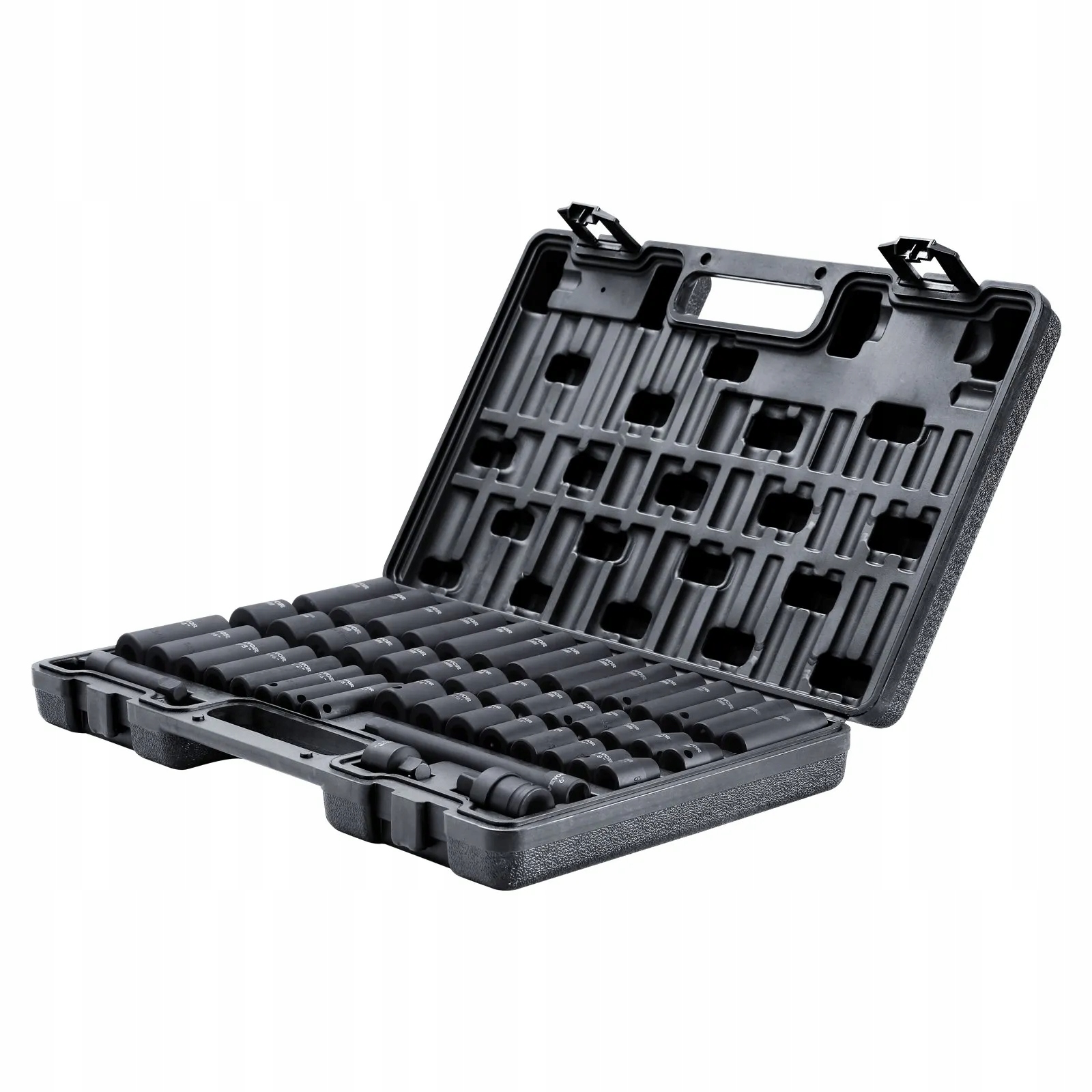 Nárazové nástavce 1/2'' 34el hluboké 8-36 mm Cr-Mo, v kufru