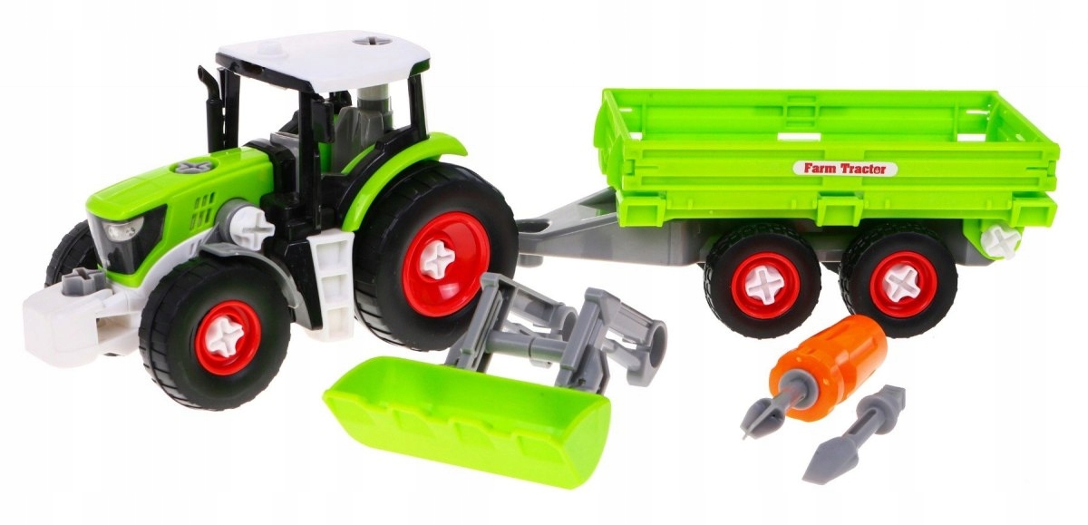 TRAKTOR z przyczepą Traktorek do rozkręcania EAN (GTIN) 5903864908503