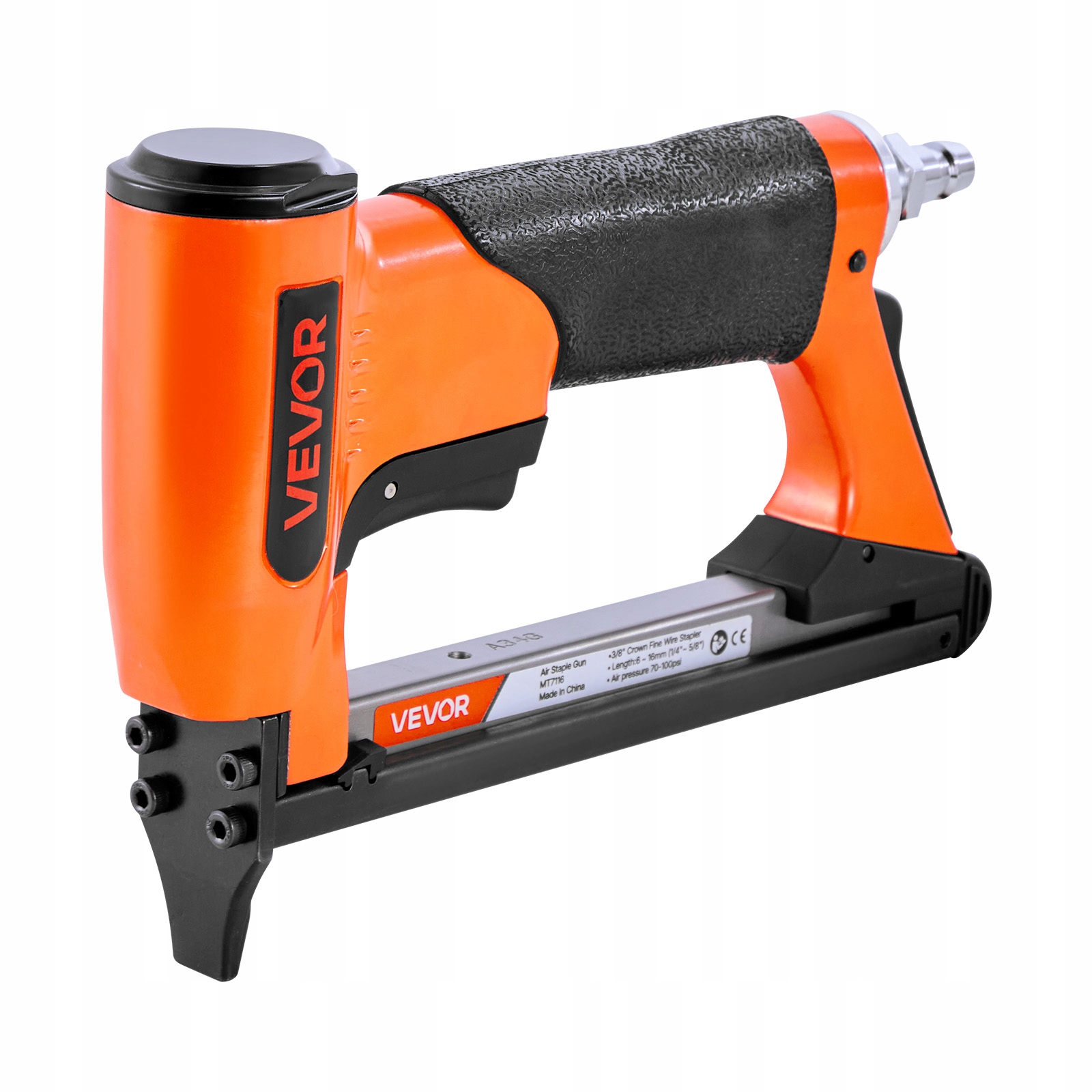 Profesionální Pneumatický Sešívač Vevor 22 Gauge Pro Sponky 6-16 MM, Silný