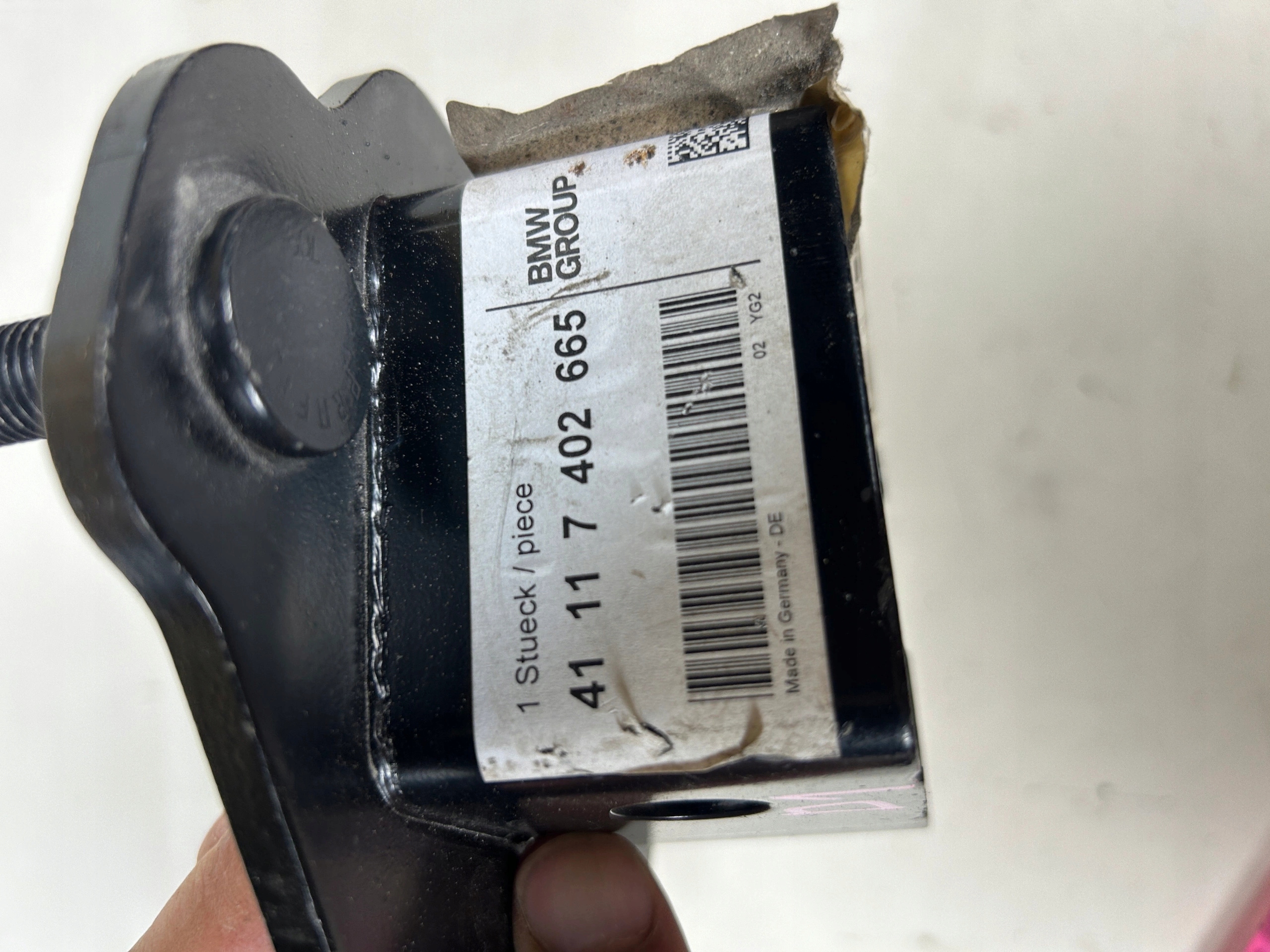 BMW F48 Support plaque Pare choc 7402665