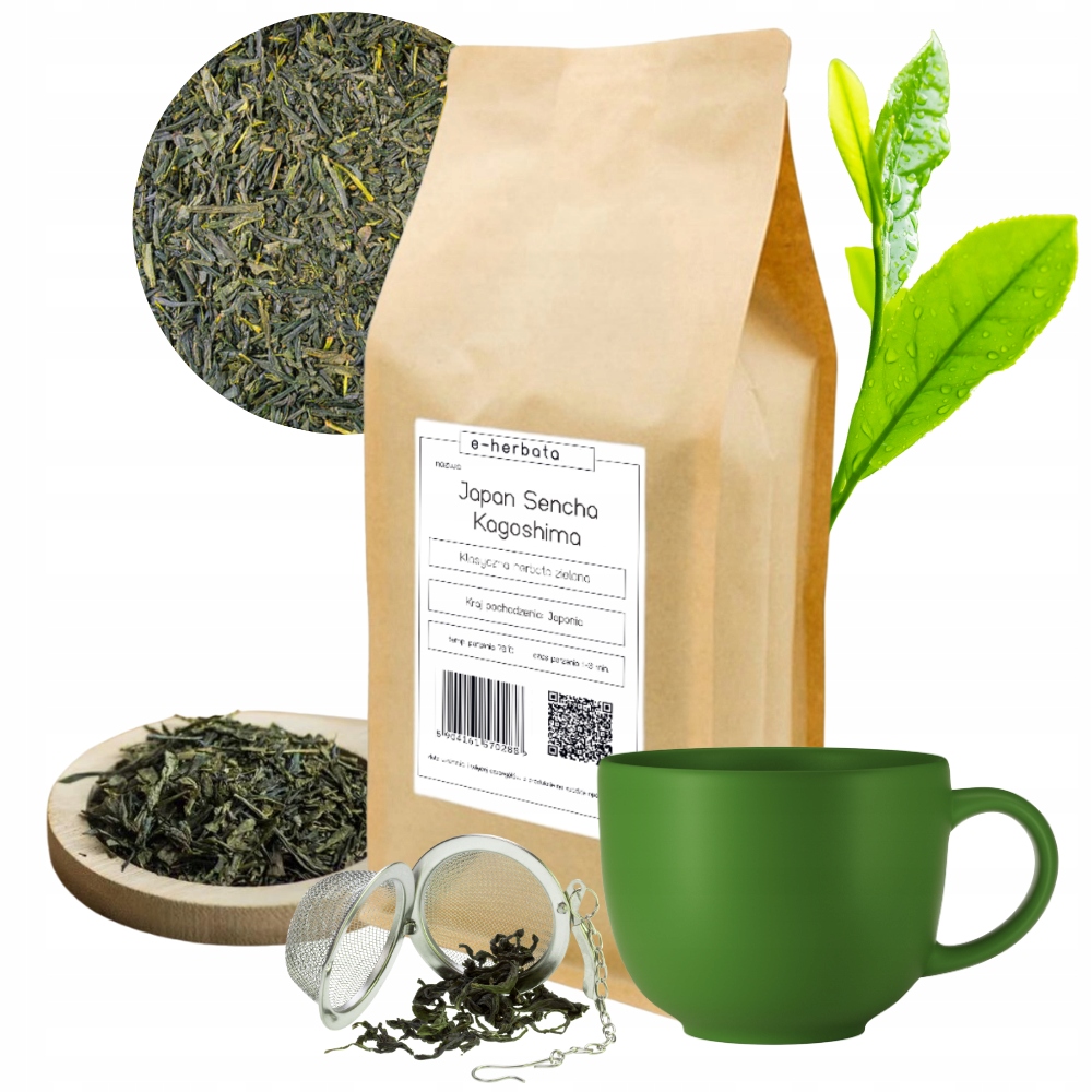 Herbata Zielona Liściasta Japan Sencha Kagoshima Japonia 500G