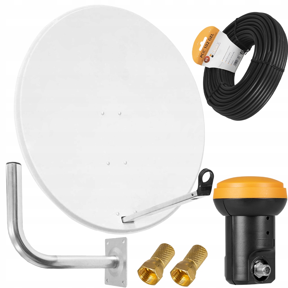 CZASZA SATELITARNA ANTENA INVERTO 100 ZESTAW SINGL