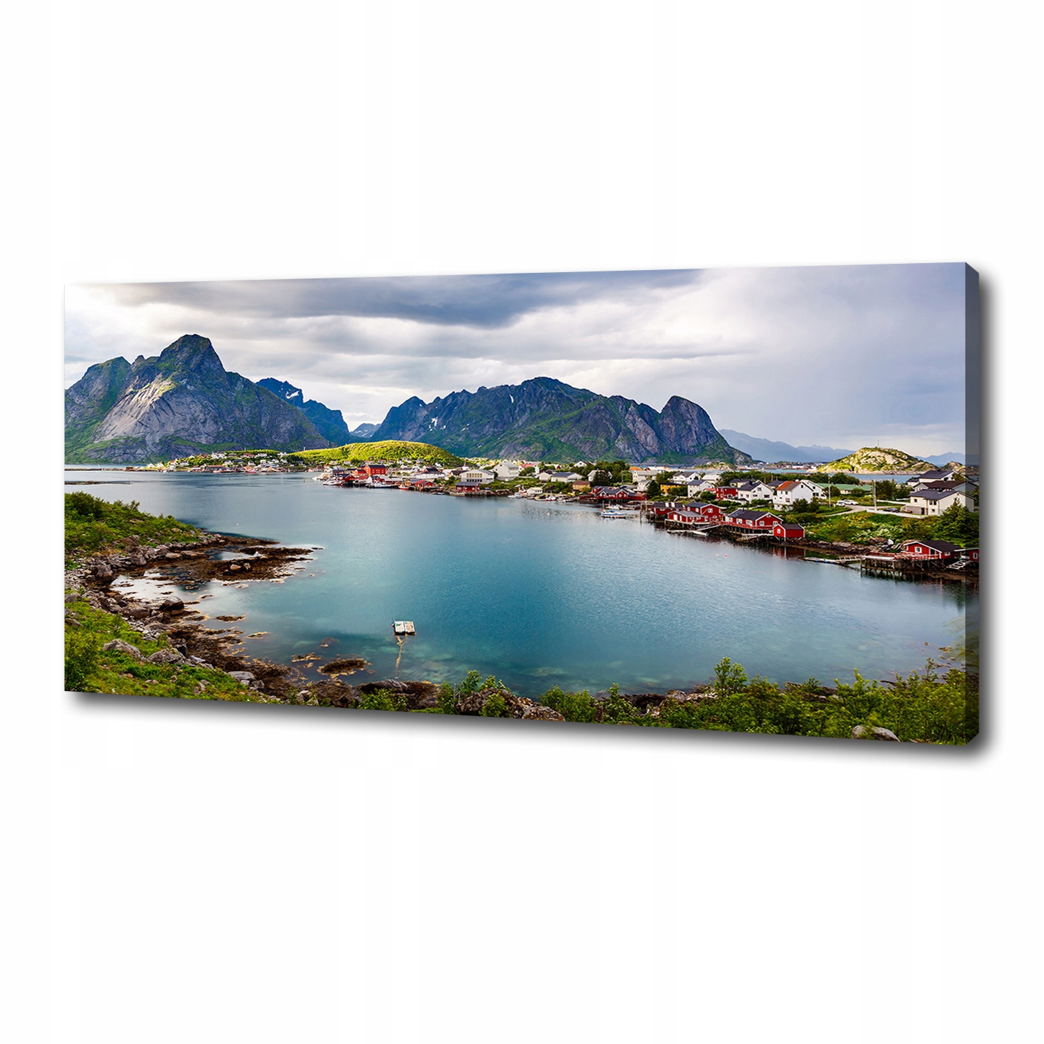 

Foto obraz na płótnie Lofoty w Norwegii 125x50 cm