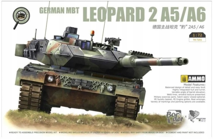 Border Model German Mbt Leopard 2 A5/A6 1:72