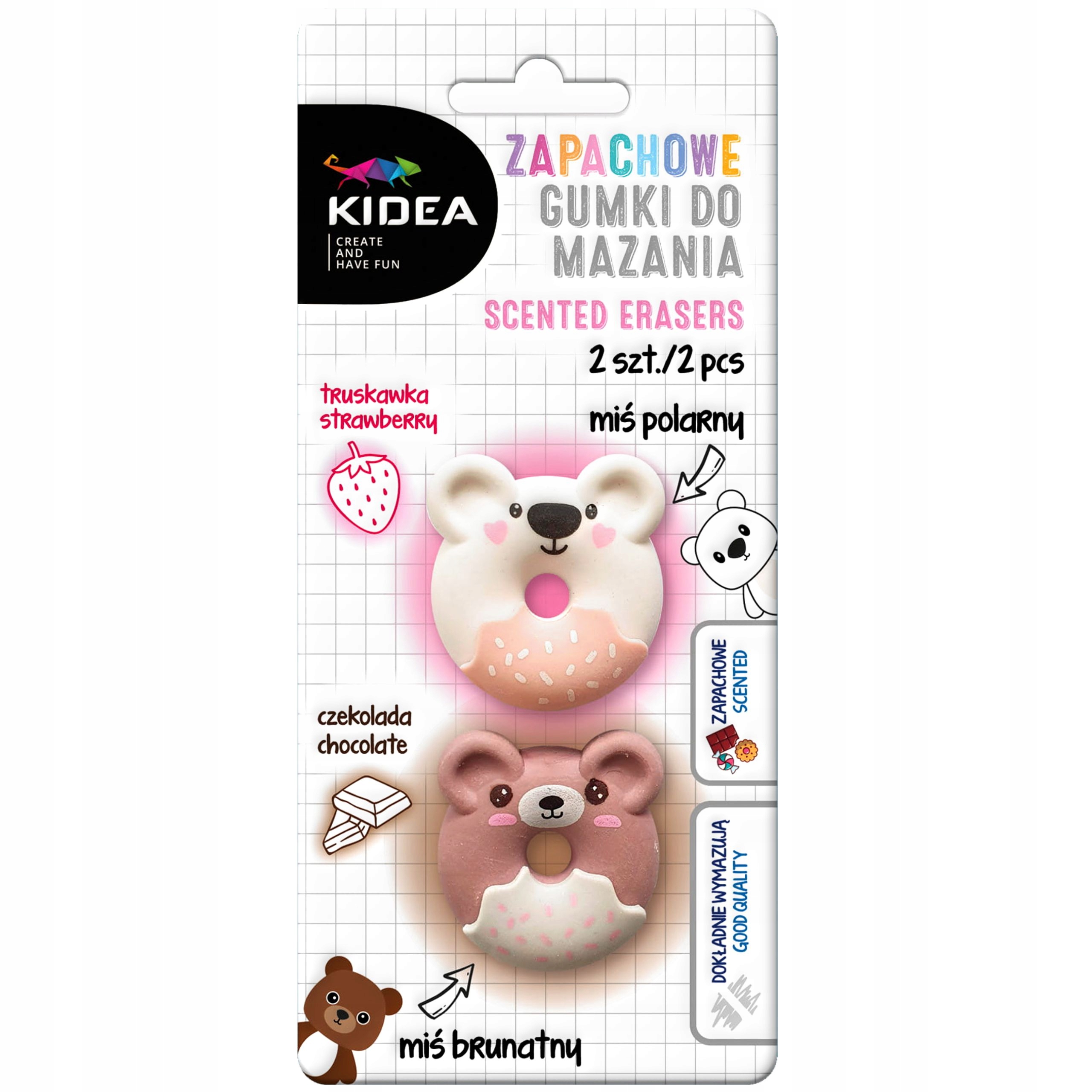 2 x ZAPACHOWA GUMKA DO MAZANIA KIDEA PANDA i KOALA EAN (GTIN) 5901130080427