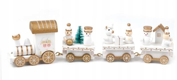 DEKORACJE ŚWIĄTECZNE POCIĄG CIUCHCIA MIKOŁAJ