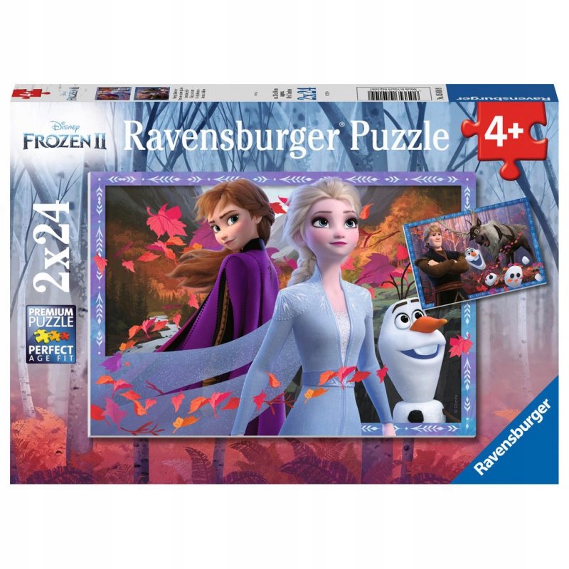 

Ravensburger Puzzle 2X 24EL Kraina Lodu 50109