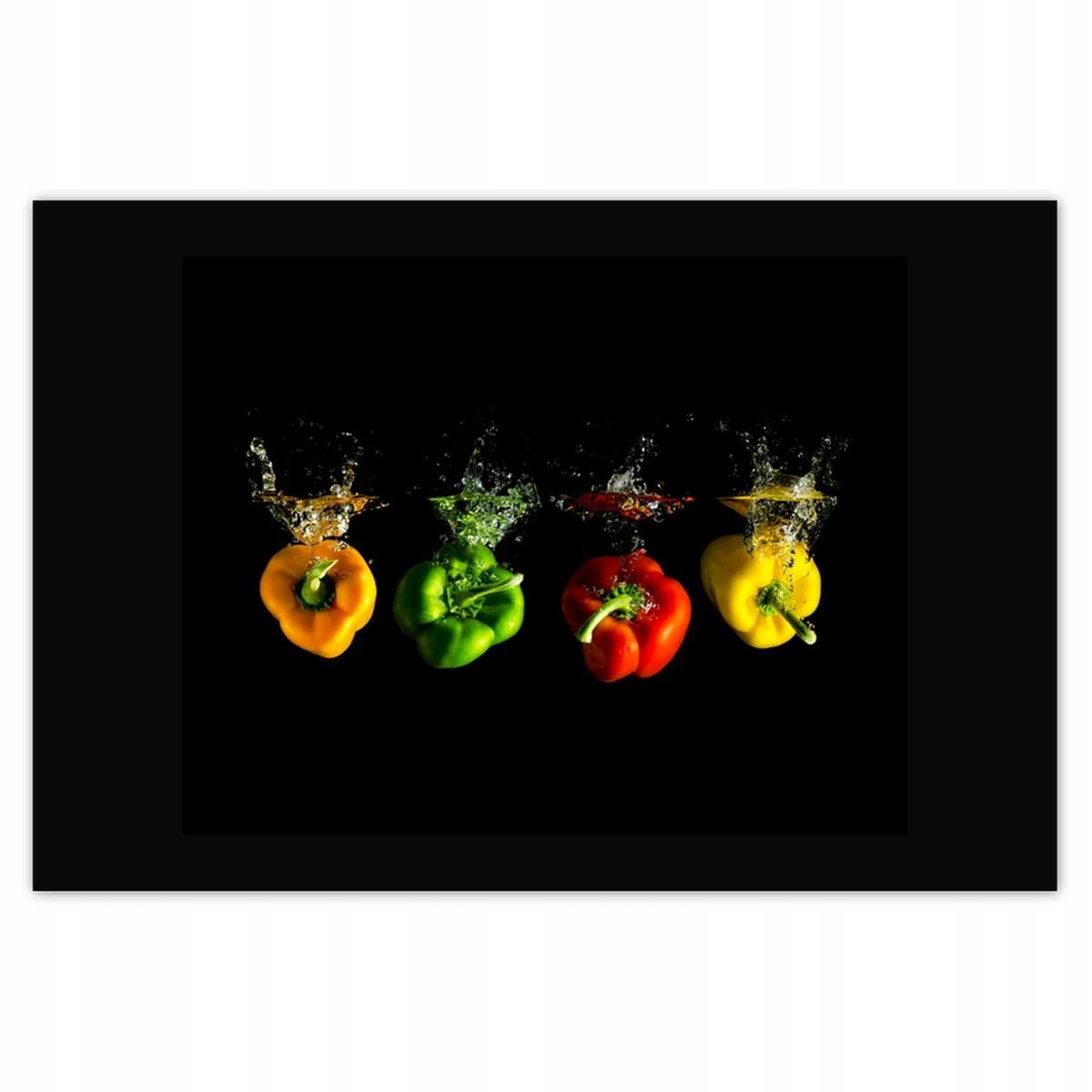 Plakáty 200x135 Paprika Papričky Voda