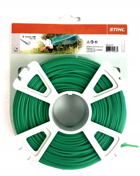 

Żyłka tnąca okrągła 2mm 119m do kos
