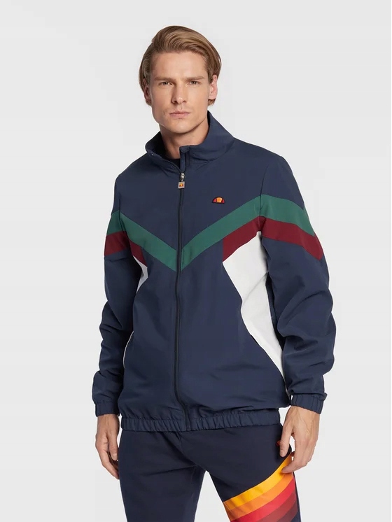 Pánská Mikina Bez Kapuce Ellesse Rozepínací Nonno Track Top Navy XL