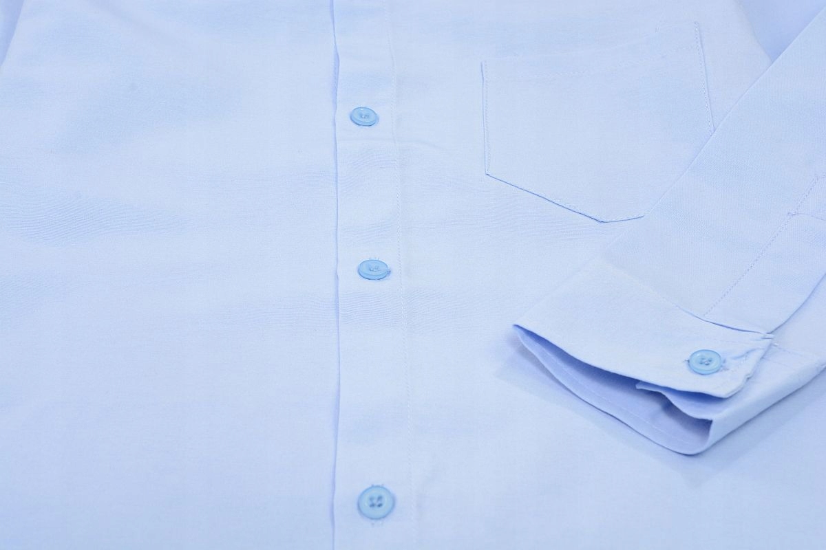 KOSZULA ELEGANCKA niebieska długi rękaw 10 H203F Marka Inna marka