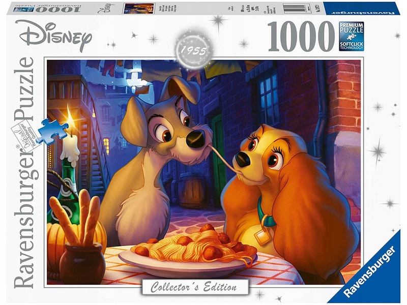 

Puzzle Ravensburger Zakochany kundel 1000
