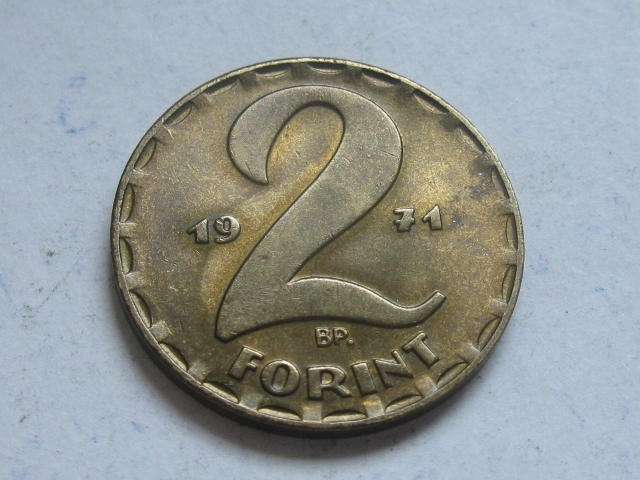 nr2145 Węgry Moneta 2 Forinty 1971