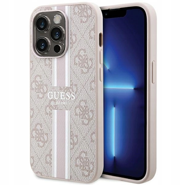 Pouzdro Guess GUHMP15LP4RPSP Apple iPhone 15 Pro pevné pouzdro 4G Printed Stripes M