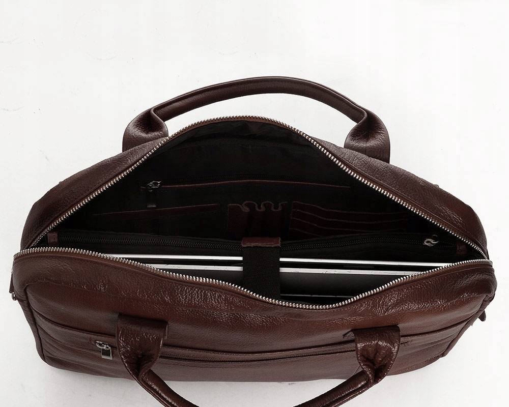 SKÓRZANA TORBA NA LAPTOP SOLOME GRANDE Szerokość (dłuższy bok) 40 cm