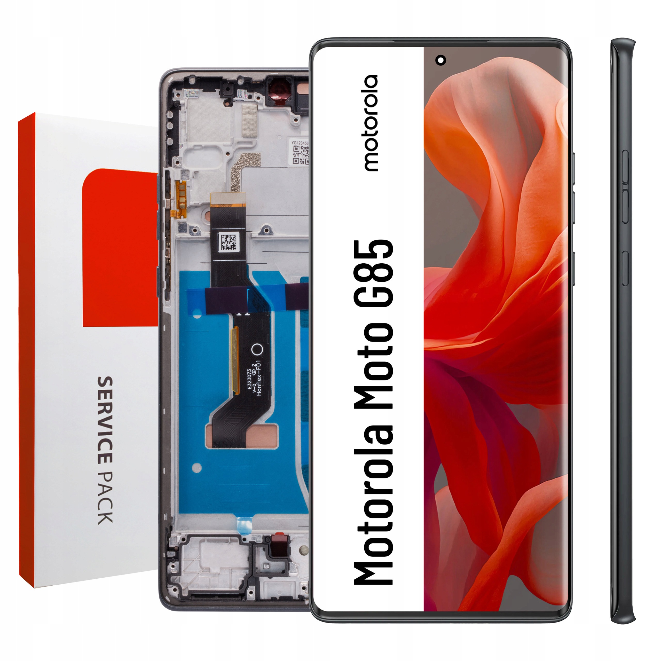 XT2427-3 LCD pre Motorola G85 Service Pack Rámček Matrica Originál Zila