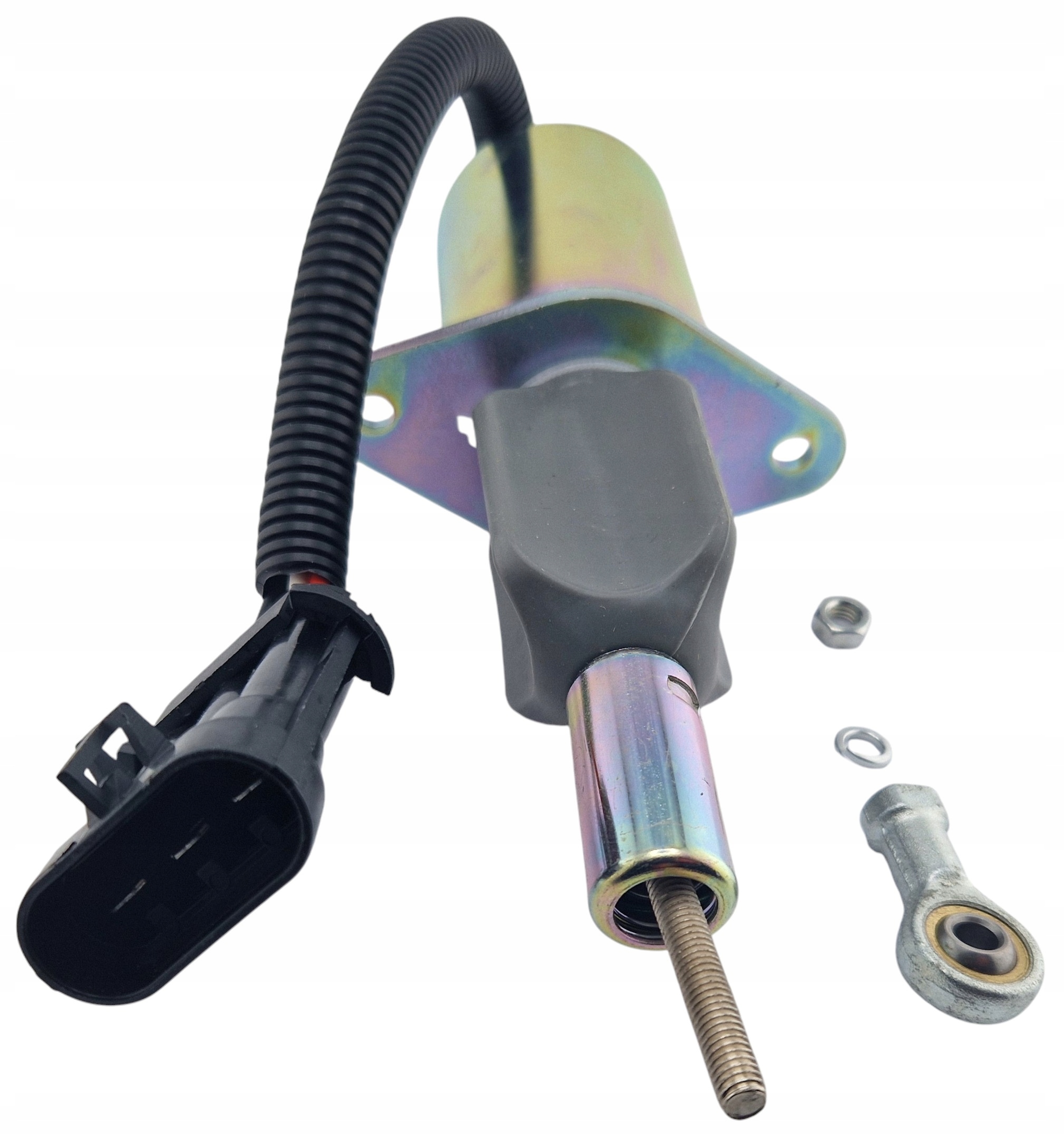 Elektromagnetický ventil zhášení motoru Cummins 24V 6CT Isc Isl Qsc Qsl S6D114 solenoid