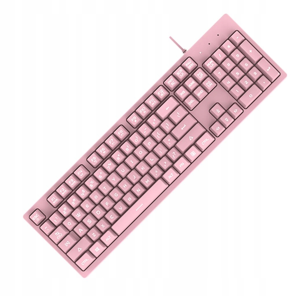 Świecąca Klawiatura Biała - Niska cena na Allegro.pl