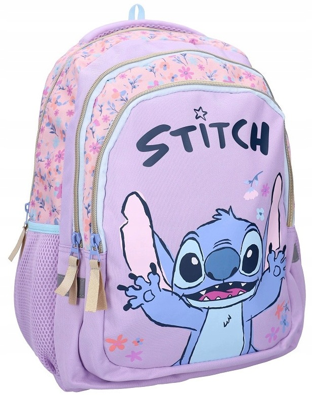 Vadobag Plecak Szkolny 3-KOMOROWY Do Szkoły Stitch