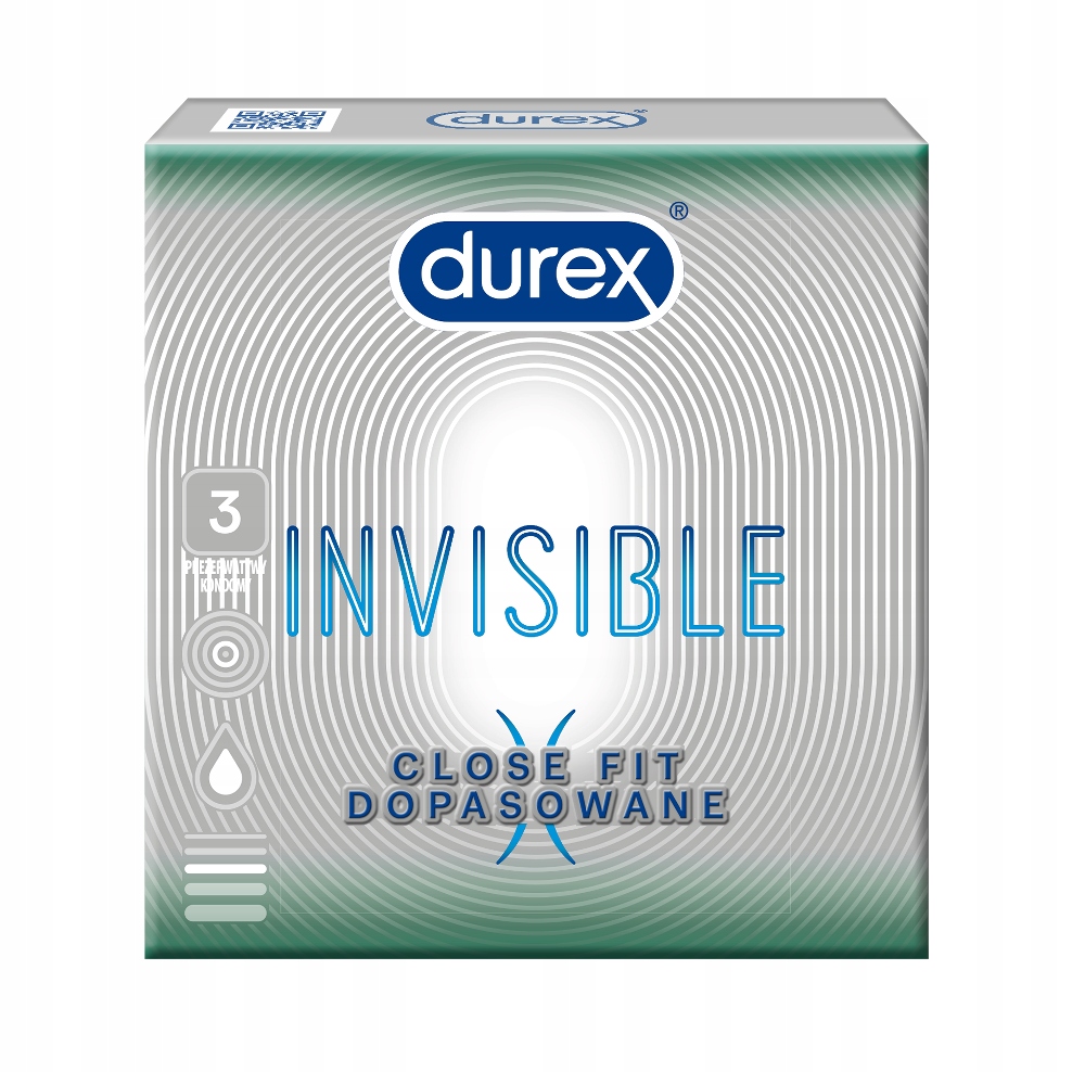 

Durex Invisible Close Fit prezerwatywy 3szt