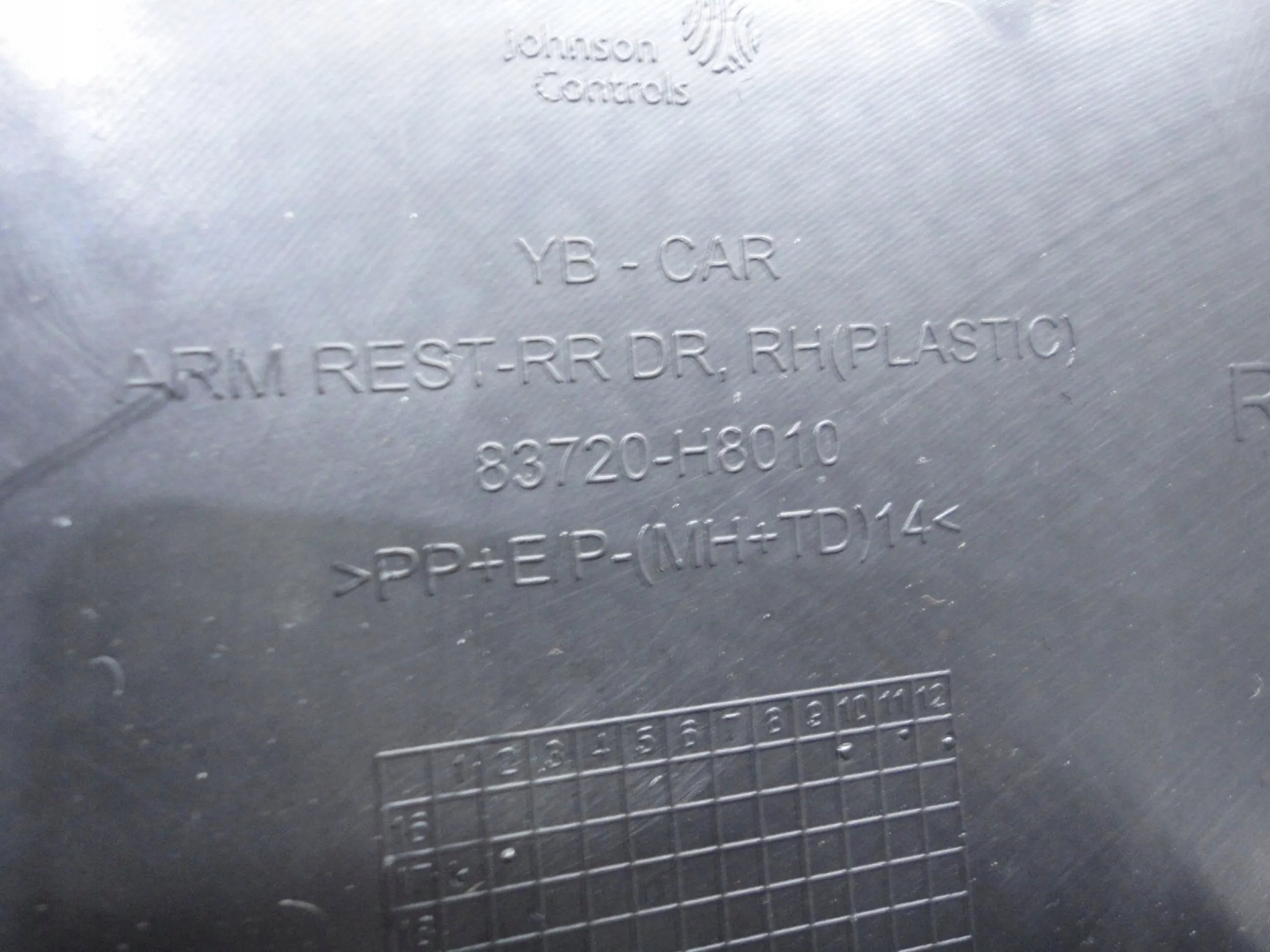 KIA RIO IV side upholstery right rear part 2017