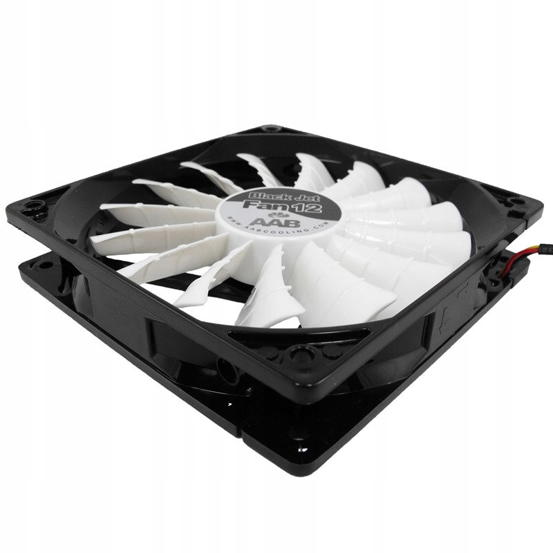 3xAAB BLACK JET FAN 12-CM SUPER CHŁODZENIE NAJMOCNIEJSZY WENTYLATOR 170m3/h Rodzaj łożyska FDB