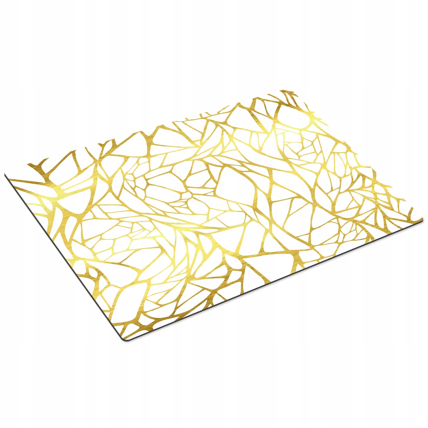 Mata pod ekspres do kawy nowoczesna złote ornamenty 59x39cm