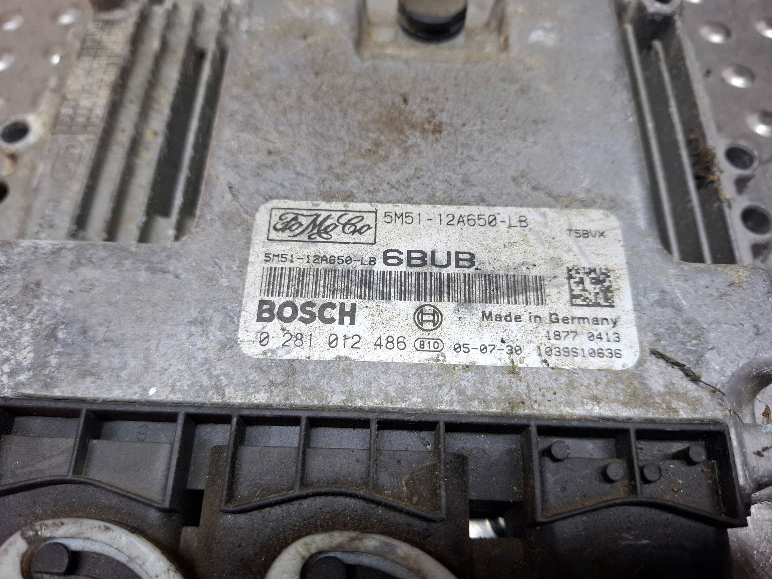 computer control unit of the engine 5M51-12A650-LB FORD FOCUS MK2 C-MAX MK1 1.6 TDCi