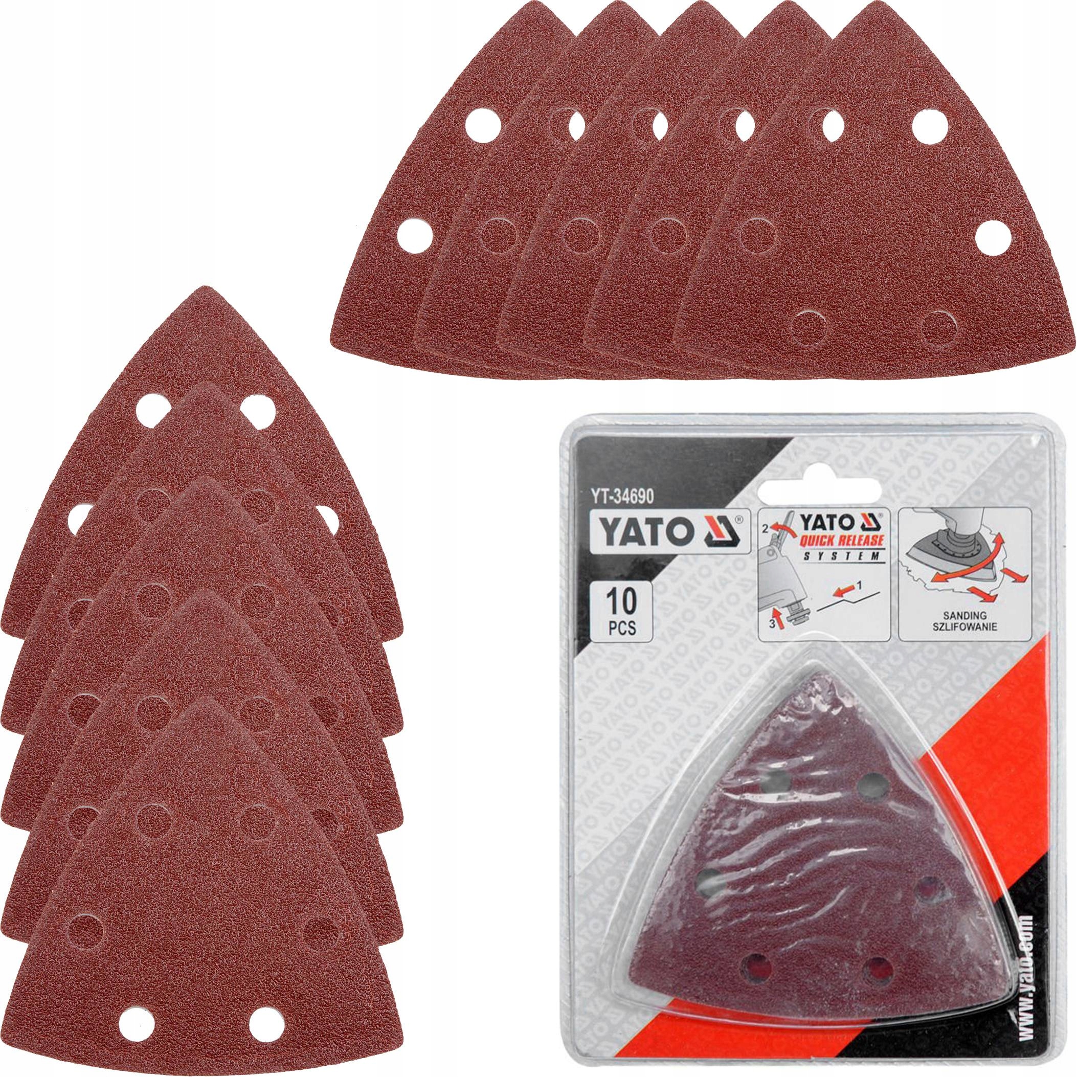 

Yato Papier Ścierny Trójkątny Wielofunkcyjnego G80