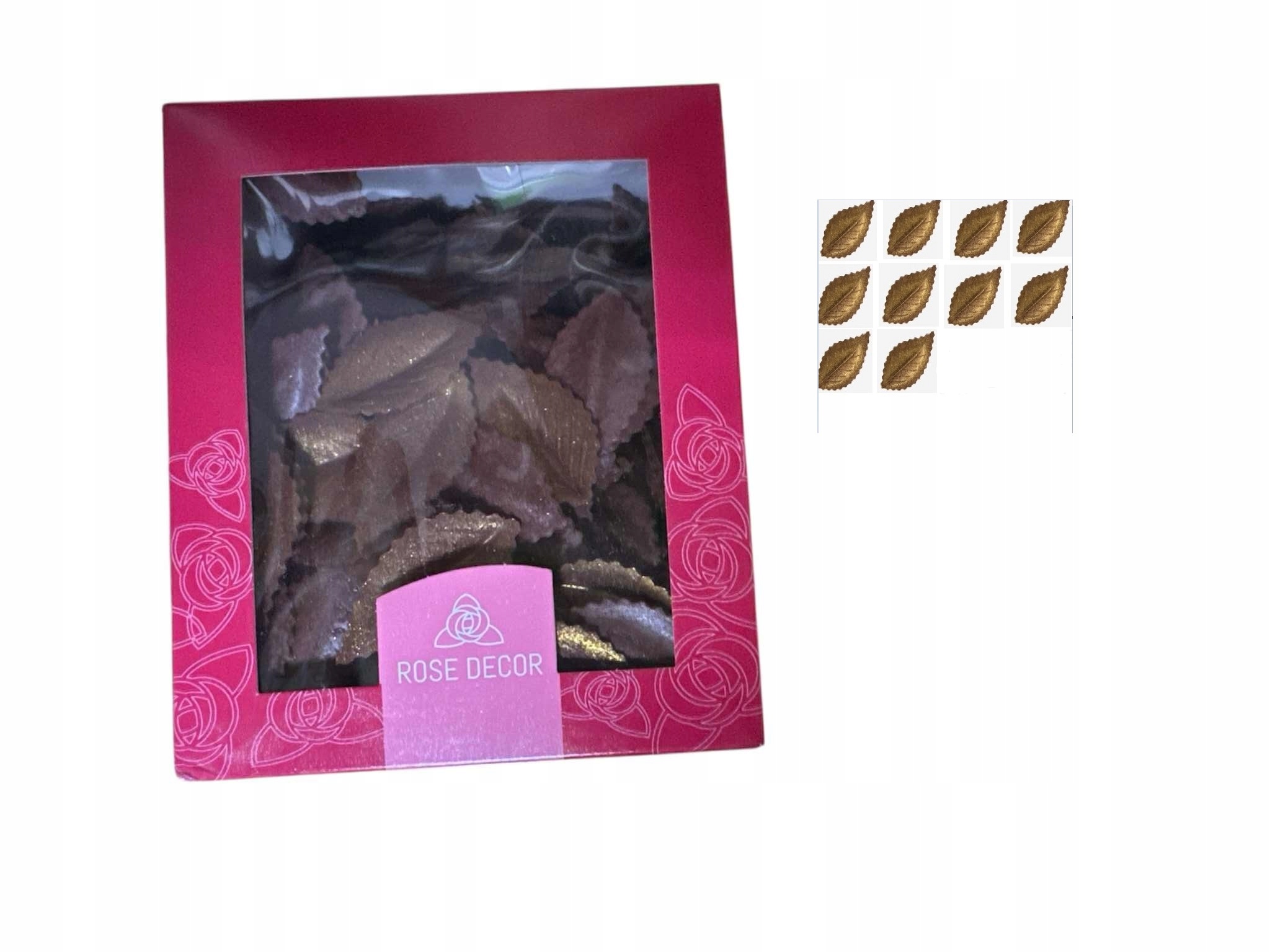 id_2805brZŁ 400x Listy Waflové Listy Waflony Zelené Dort Ozdoby