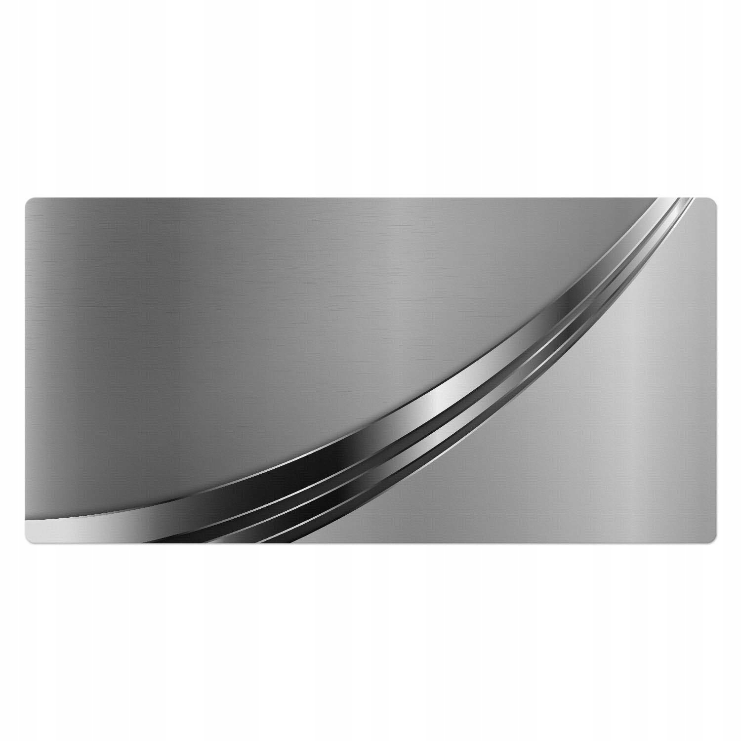 Podložka na psací stůl pro hráče Geometrické vzory v odstínech kovu 100 x 50 cm