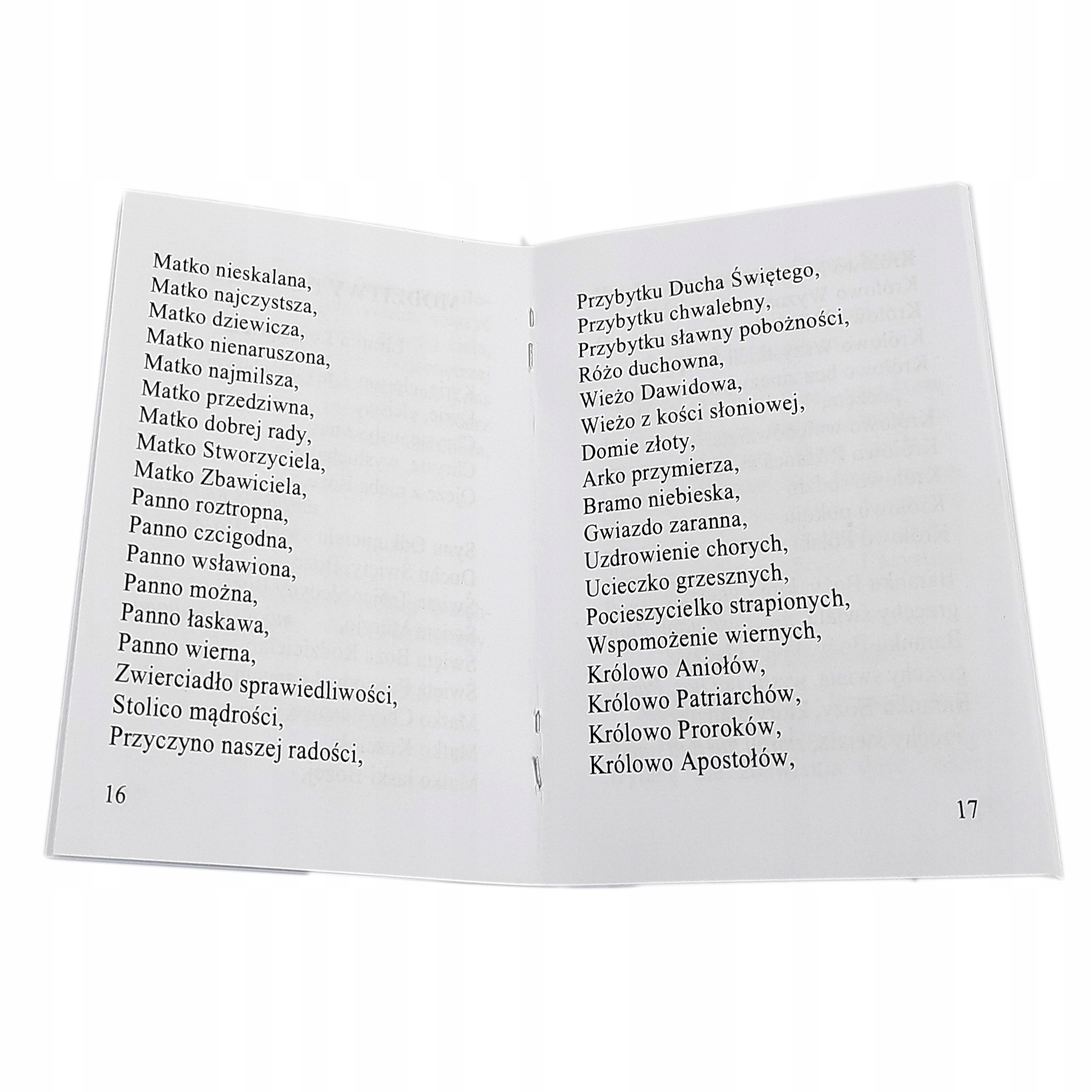 NOWENNA DO MATKI BOZEJ NIEUSTAJĄCEJ POMOCY Język publikacji polski