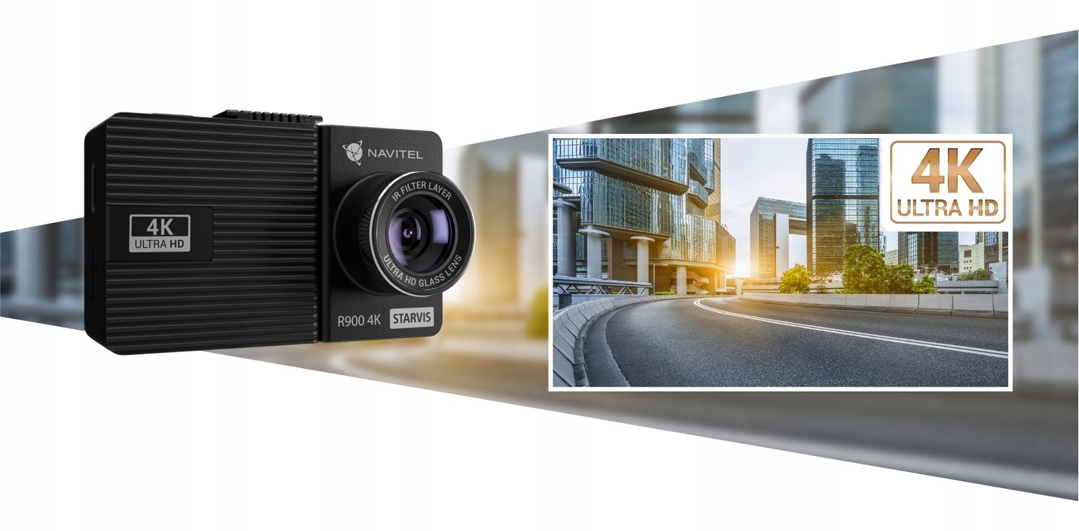 Wideorejestrator Navitel R900 4K Sensor SONY 415 STARVIS Superkondensator Model R900 4K