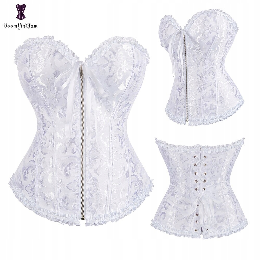 GORSET SZNUROWANY OVERBUST PAS WYSZCZUPLAJĄCY,