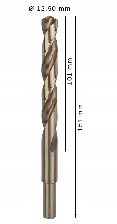 BOSCH WIERTŁO DO METALU HSS-Co Kobaltowe 12,5 mm 1szt Marka Bosch
