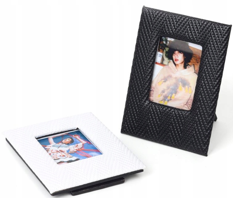 Ramka Stojąca do Zdjęć do Canon Xiaomi Polaroid HP Kodak AGFA ZINK Paper Model Ramka stojąca Biała Jodełka