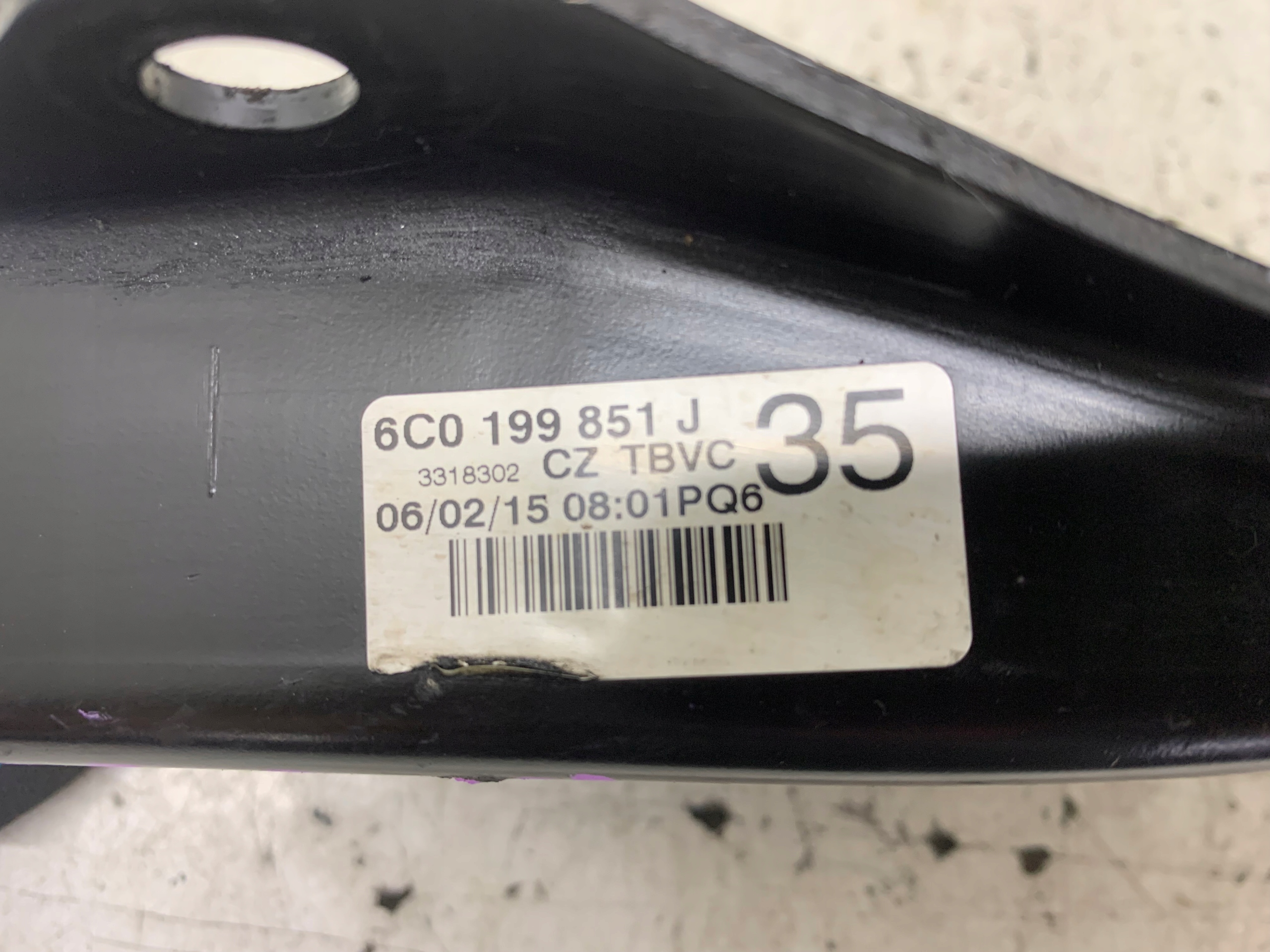 holder engine mount 6C0199851J SKODA FABIA III 1.4 TDI 14-21