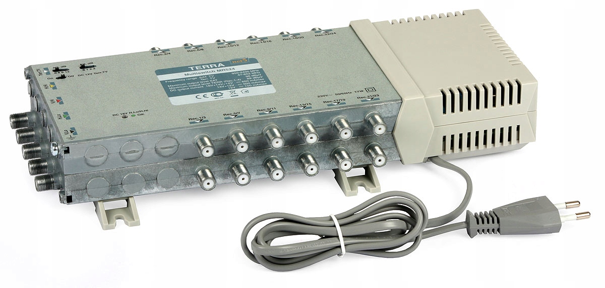 Multiprepínač MR-524 5-vstupový/24-výstupný Terra