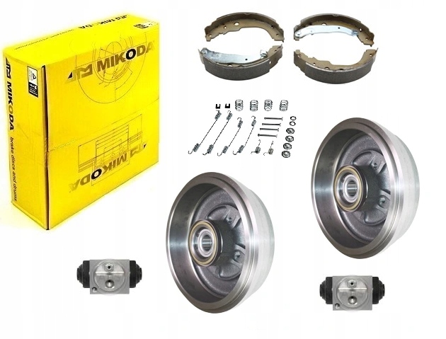 

bębny szczęki łożyska Peugeot 207 208 301 228mm
