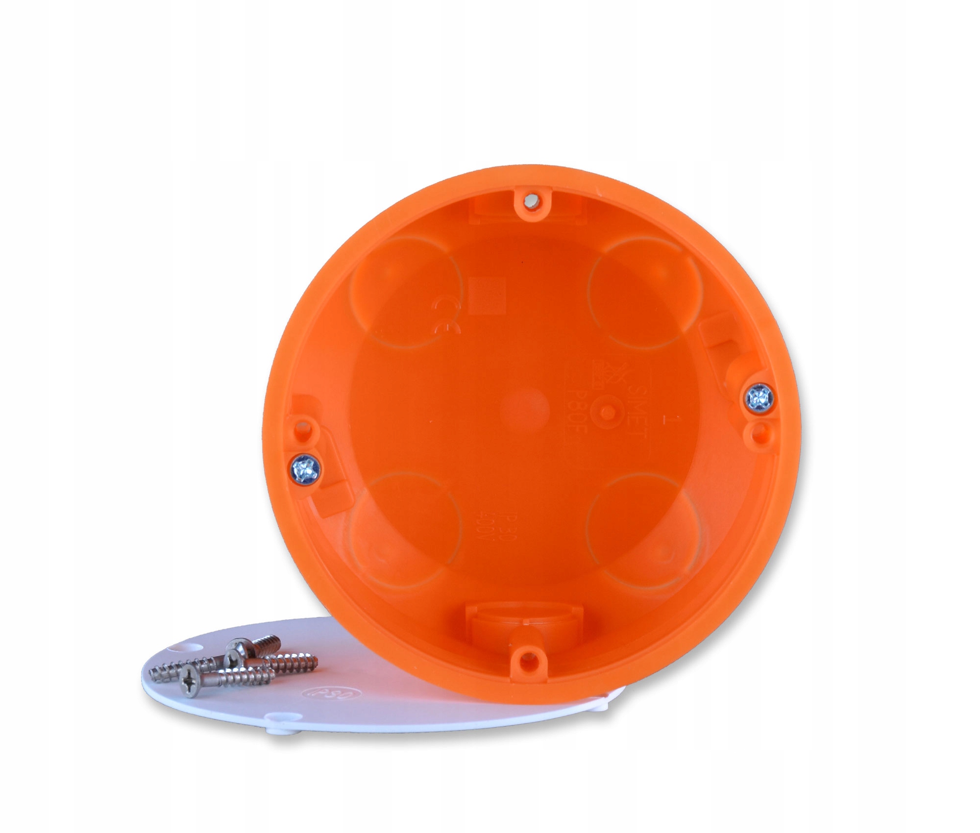 SIMET P80F PUSZKA INSTALACYJNA PODTYNKOWA POKRYWKA Wysokość 50 mm